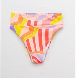 High Cut Cheeky Bikini Bottom